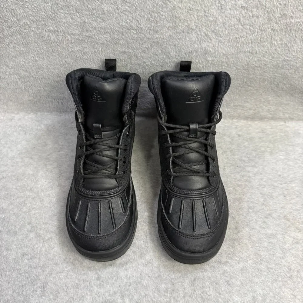 Nike ACG Boots Kids Size 5Y Woodside 2 High GS Black Winter Snow Shoe 524872-004